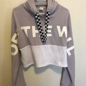 NWOT vans cropped sweatshirt